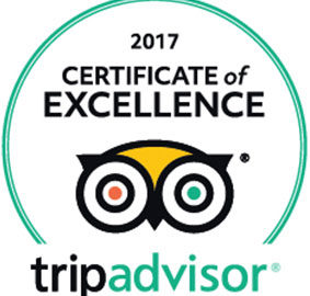 Tripadvisor 2017 Certificate of Excellence
